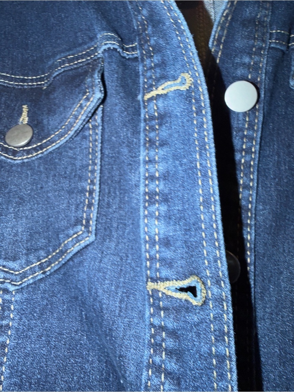 Denim Shirt Dress with Tie Waist - Picture 7 of 16